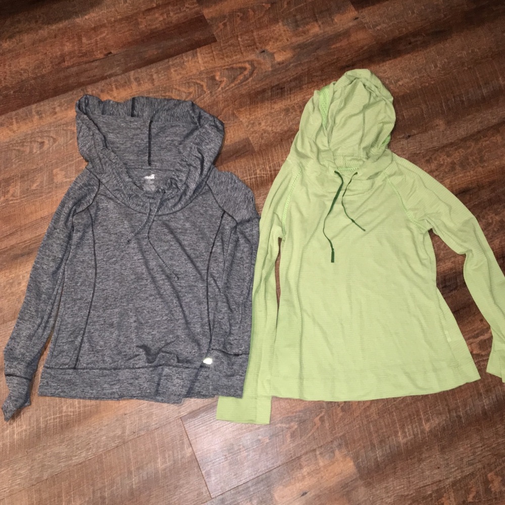 Two Dry-Fit Winter Running Shirts